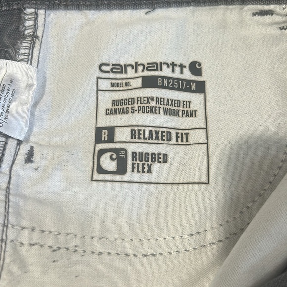 Carhartt Men's Gray Pants size 40 rugged flex - Picture 12 of 13